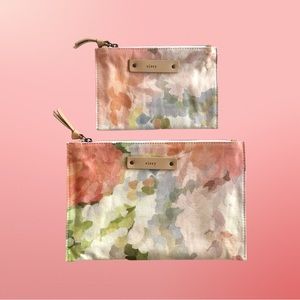 🆕 MINTED Spring Bloom Catch-All Pouch Set w/Personalization “Sissy”